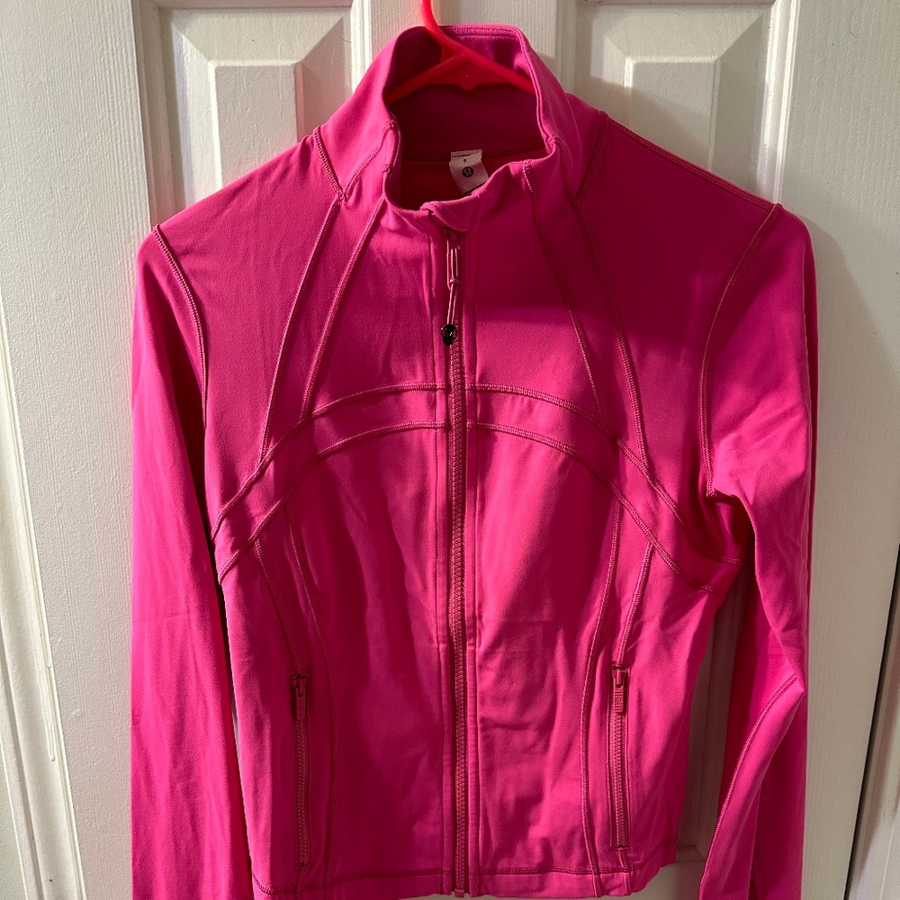 Lululemon Pink Define Jacket Size 8